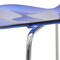 Leisuremod Oyster Acrylic Barstool with Steel Frame in Chrome Finish, Transparent Blue OC31TBU - alternate 7