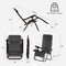 Lavish Home Zero Gravity Chairs with Table and Holders, Black Recliners, Set of 2 80-ANTIG-3 - alternate 7