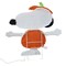 Peanuts 24 in. Prelit Snoopy in Jack-O-Lantern Yard Decor 70333-24 - alternate 3