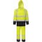 Ironwear Class 3 Polyester/PU Reflective Hi Vis Rain Suit with Tuckaway Hood, Large 9510-L-LG - alternate 1