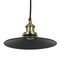 Sunlite 10in. Antique Oil Rubbed Bronze Dish Shade 6' Cord 60W Max Bulb Not Included Pendant Fixture 07009-SU - alternate 1