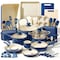 Nutrichef 54 Piece Professional Grade Complete Home Kitchen Cookware Set, Ceramic Non-Stick Bakeware, Pot and NCCW54GRA - alternate 1