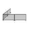 Factory 2U Commercial Patio Black Steel Bar Restaurant Fence Kit, 20ft L, 36in H, Flexible Layout, Powdercoat 805686 - alternate 2