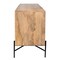 Homeroots 78in Brown Solid Wood Sideboard with Four Doors 380238 - alternate 3