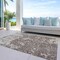 Homeroots 5' X 8' Brown And Ivory Abstract Washable Indoor Outdoor Area Rug 612720 - alternate 6