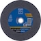 Pferd Large Diameter Cut-off Wheel, 16 in Dia, 1/8 in Thick, 1 in Arbor Hole Size, Aluminum oxide A 64499 - alternate 1