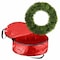 Pure Garden Front Door Wreath and Storage Bag 20 in Artificial Foxtail Fern Wreath and Zippered Tote 50-111BR - alternate 3