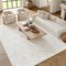 Homeroots 9' X 12' Ivory And White Indoor Outdoor Area Rug 522118 - alternate 7