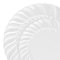 Smarty Had A Party Clear Flair Plastic Dinnerware Value Set (144 Dinner Plates + 144 Salad Plates), 288PK 210CLVP-CASE - alternate 8