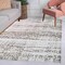 Jonathan Y Tidal Modern Strie' Ivory/Black 4 ft. x 6 ft. Area Rug SOR202C-4 - alternate 3