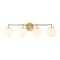 Jonathan Y Louis Parisian Globe 31 in. 4-Light Metal/Frosted Glass Modern Contemporary LED Vanity Light, Gold Pa JYL3558A - alternate 1