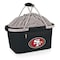 Picnic Time Family Of Brands NFL San Francisco 49ers - Metro Basket Collapsible Cooler Tote 645-00-175-274-2 - alternate 1
