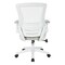 Office Star Products Ventilated Seating White Screen Back Manager's Chair, Linen Stone EM60926WH-F22 - alternate 4