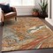Homeroots 3' X 5' Brown Beige And Gray Abstract Washable Indoor Outdoor Area Rug 602665 - alternate 6