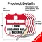 Signmission No Trespassing Shield Sign I Own Firearm, 6 inch X 6 inch, Vinyl Decal, 5PK SHI-D-5PACK-6-422 - alternate 4