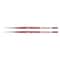 Da Vinci COSMOTOP-SPIN Rigger Brush, Synthetic, Acrylic & Watercolor, Pointed Liner, Series 5880, Size 0, 2PK VA-1280_0 - alternate 2