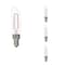 Bulbrite LED Filament 5W, Dimmable T6SL, Clear Glass, E12 Base, 3000K, 400 Lm, 4PK 862860 - alternate 1