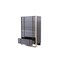 Homeroots 33" Black Gold Manufactured Wood + Solid Wood Stainless Steel Five Drawer Chest 491547 - alternate 4