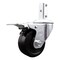 Service Caster 3 Inch Soft Rubber Swivel 7/8 Inch Square Stem Caster with Total Lock Brake SCC SCC-SQTTL20S314-SRS-78 - alternate 1