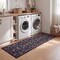 Jonathan Y Primrose Art Nouveau Floral Border Non-Slip Machine-Washable Green/Pink 2 ft. x 8 ft. Runner Rug BTF100B-28 - alternate 4