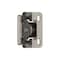 Amerock 1/2in 13mm Overlay Single Demountable Partial Wrap Nickel Cabinet Hinge, 1 Pair BPR871914 - alternate 1