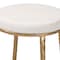 Baxton Studio Jessa Counter Stool with Hand-Forged Metal Frame 270-14727-ZORO - alternate 4