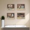 Homeroots Set Of Four Bathroom II Brown Framed Print Bathroom Wall Art, 4PK 405630 - alternate 2