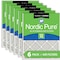 Nordic Pure 20x24x1 Plus Carbon Pleated Air Filter, High Capacity, MERV 13, 6 PK 20x24x1M13+C-6 - alternate 1