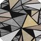 Homeroots 8' Black Beige And Gray Round Geometric Washable Indoor Outdoor Area Rug 600350 - alternate 5