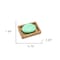 Homeroots Traditional Solid Teak Vanity Soap Dish 475838 - alternate 3