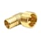Thrifco Plumbing 1" x 1" Brass Elbow F1807 x MPT Lead Free - (PEX B) 7910139 - alternate 4