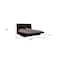 Homeroots Four Piece Wood Brown Solid Wood Bedroom Set With Mirror 343982 - alternate 5
