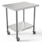 Koolmore 24'' x 30'' 18-Gauge 304 Stainless Steel Commercial Work Table with Casters CT2430-18C - alternate 1