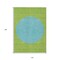 Homeroots 10' X 14' Lime Green And Blue Striped Washable Indoor Outdoor Area Rug 597180 - alternate 6