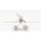 Homeroots 7" Nickel Metal Hand Painted Model Airplane Tabletop Sculpture 364200 - alternate 4