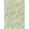 Homeroots 3' X 5' Green And White Abstract Washable Indoor Outdoor Area Rug 559625 - alternate 5