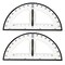 Learning Advantage Dry Erase Magnetic Protractor, 2PK 7591 - alternate 1