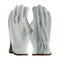 Pip Industry Grade Top Grain Leather Drivers Glove with Split Cowhide Back, Keystone Thumb, 12PK 68-160SB/L - alternate 1
