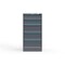 Strong Hold 5 drawer cabinet - (1x 7ft, 1x 8ft, 2x 11ft, 1x 12ft) - Blue accents - Electronic Lock S3060-PPRAS-0501FS - alternate 1