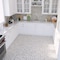 Apollo Tile 12x14 Wooden Grey, Bianco Carrara Marble Polished Floor and Wall Mosaic Tile 5.48 sqft/case, 5PK APLSV88G37A - alternate 3