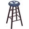 Holland Bar Stool Co Maple Counter Stool, Dark Cherry Finish, Brigham Young Seat RC24MSDC - alternate 1