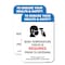 Signmission Body Temperature Check Is Required, 18'' X 24'' 2 Signs, Heavy Gauge Aluminum, 2PK A-1824-2PACK-25435 - alternate 1