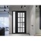 Vdomdoors Front Exterior Prehung FiberGlass Door Frosted Glass / Manux 8312 Matte Black / Sidelight Exterior MANUX8312EXD-BLK-W36+14 x H80-RH - alternate 5