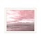 Homeroots Pink Beach Emotions White Framed Print Wall Art 530027 - alternate 1