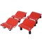Wrightmaster Car Dolly, Heavy Duty Wheel Dolly, 4 Tire Wheel Dolly Car Stakes 6000lbs Capacity, Red ZR-W46591449 - alternate 5
