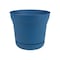 Bloem Planter, 12.3 in Dia, Saturn Design, Deep Sea, Matte SP1233 - alternate 2