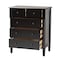 Baxton Studio Braith Farmhouse Black Spindle Wood 5-Drawer Chest 258-14246-ZORO - alternate 7