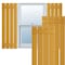 Ekena Millwork True Fit PVC, Four Board Spaced Board-n-Batten Shutters, Turmeric , 23W x 48H, PR TFP101SBF23X048TU - alternate 1