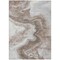 Homeroots 10' X 14' Taupe And Silver Abstract Washable Indoor Outdoor Area Rug 618351 - alternate 6