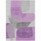 Homeroots 9' X 12' Purple And Gray Abstract Washable Indoor Outdoor Area Rug 632183 - alternate 4